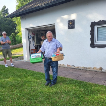 Verabschiedung Dieter Frey in der Gartengruppe Tiergarten